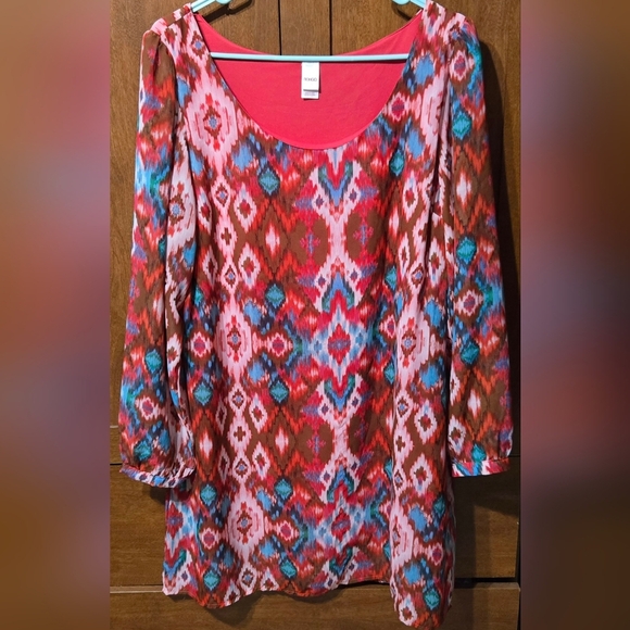 Colorful Patterned Women's Top - Picture 1 of 5